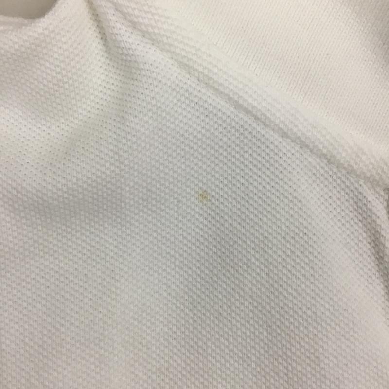 ポロラルフローレン POLO RALPH LAUREN ポロシャツ 半袖 半袖ポロシャツ カラーシャツ 半袖カットソー M ロゴ、文字 白 / ホワイト / メンズ USED 古着 中古 10116701