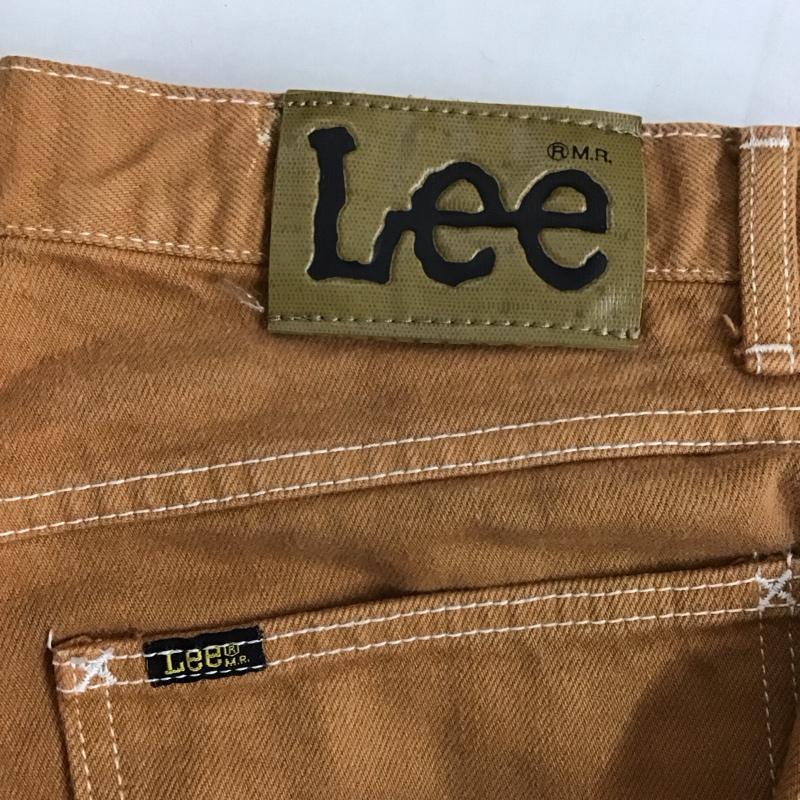 リー Lee パンツ デニム、ジーンズ デニムパンツ スリムパンツ ジーンズ 90s ロゴ、文字 橙 / オレンジ /  メンズ USED 古着 中古 10124722