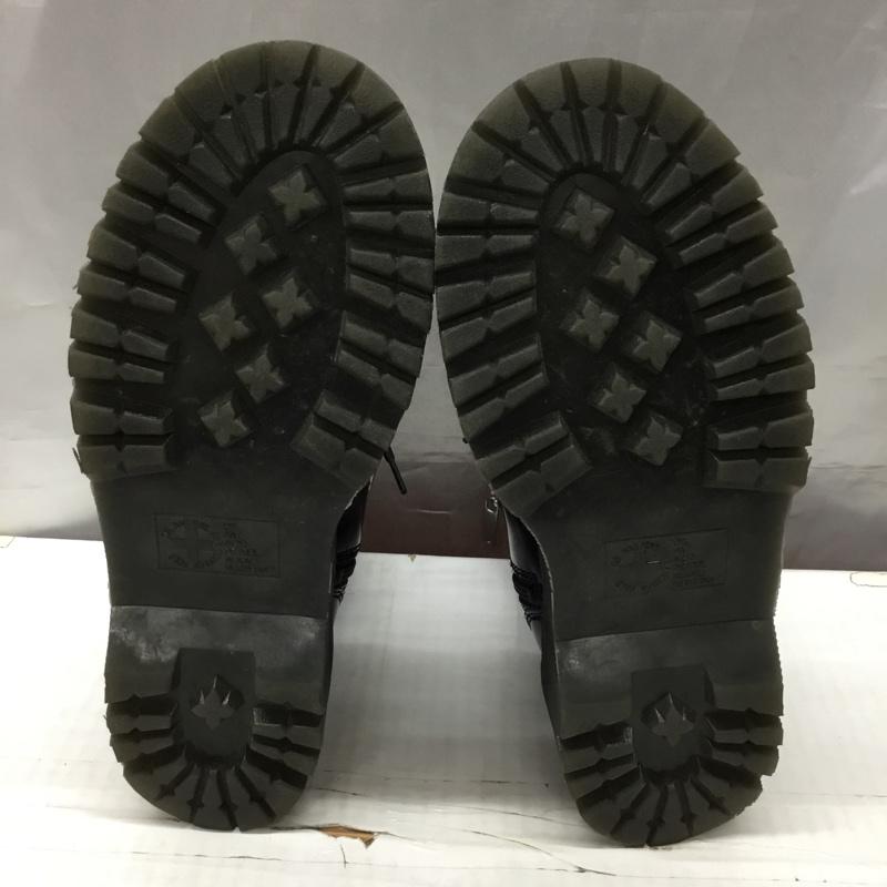 ドクターマーチン Dr.Martens ブーツ ショートブーツ AW006 サイドファスナー レースアップ UK8 US:9 無地 黒 / ブラック / メンズ USED 古着 中古 10117005