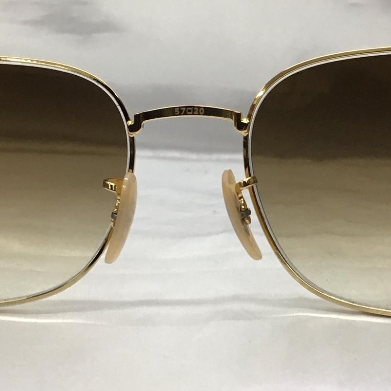 レイバン Ray-Ban めがね・サングラス サングラス RB3706 グラデーションレンズ ロゴ、文字 茶 / ブラウン / X 金 / ゴールド / メンズ USED 古着 中古 10121230