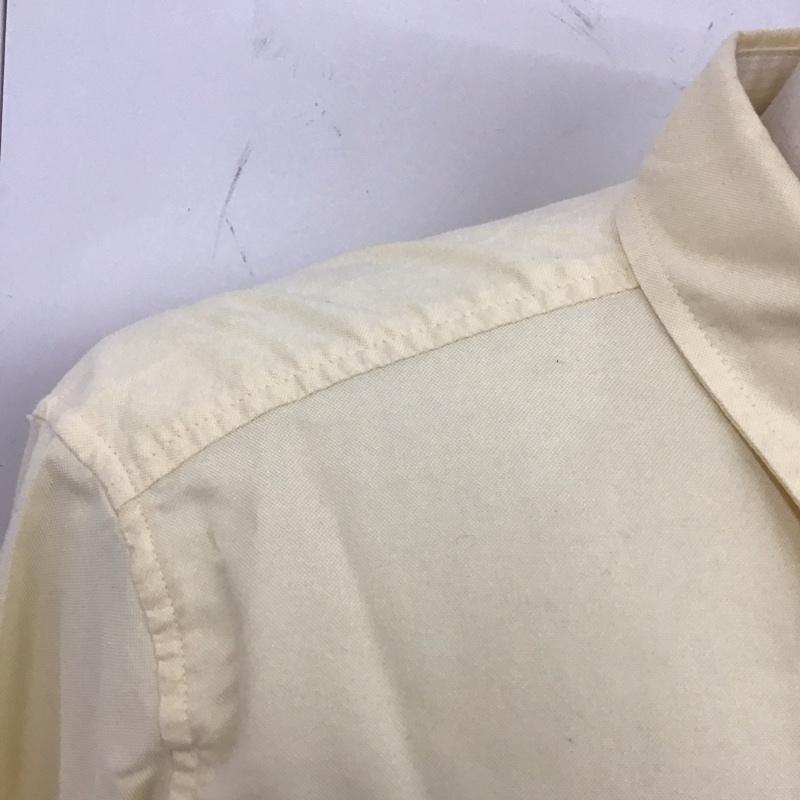 ティンバーランド Timberland シャツ、ブラウス 長袖 長袖シャツ カラーシャツ カジュアルシャツ 長袖カットソー M ロゴ、文字 黄 / イエロー /  メンズ USED 古着 中古 10113006