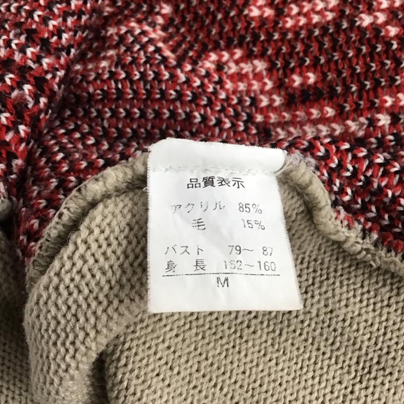古着 USED ニット、セーター 長袖 Disney 80年代 101匹わんちゃん cox combo M キャラクター ベージュ / ベージュ / レディース USED 古着 中古 10138501