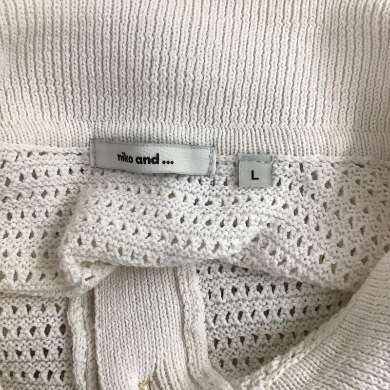ニコアンド niko and... ポロシャツ 半袖 NKN33677CF L 無地 マルチカラー / マルチカラー / レディース USED 古着 中古 10109105