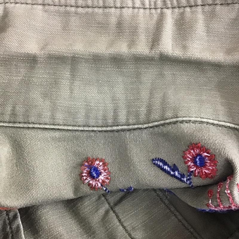 スライ SLY ジャケット、上着 ジャケット、ブレザー 0308SM10-0040 ミリタリージャケット 刺繍 FREE 花柄 カーキ / カーキ / レディース USED 古着 中古 10112038
