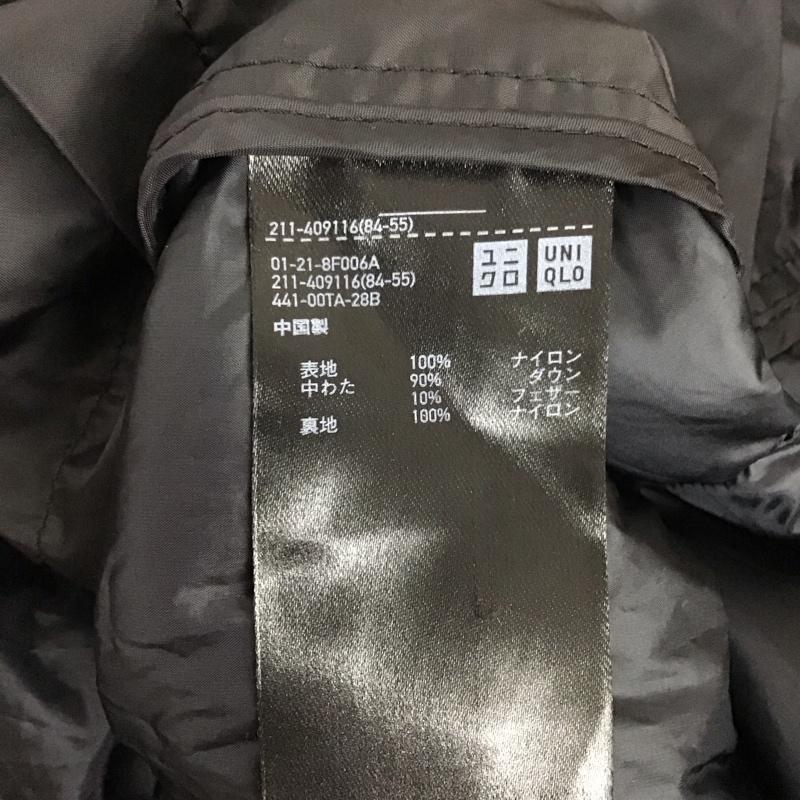 ユニクロ UNIQLO ジャケット、上着 ジャケット、ブレザー 211-409116 ダウンジャケット アウター カジュアルジャケット XL 無地 黒 / ブラック / レディース USED 古着 中古 10109010