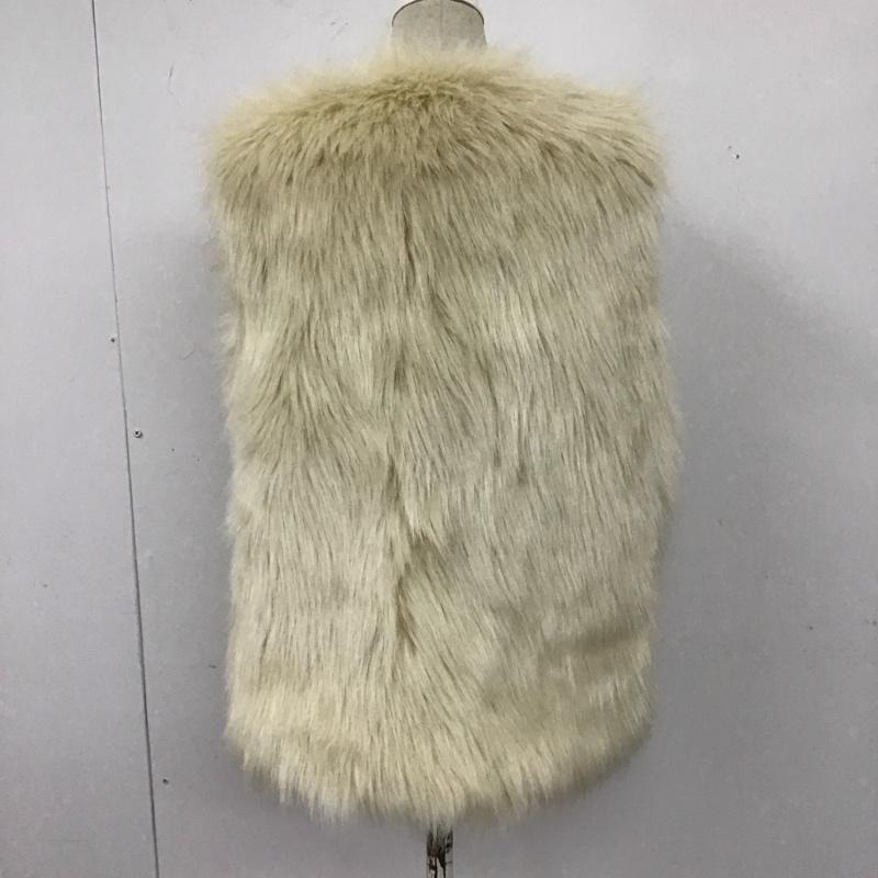 ロペピクニック ROPE PICNIC ベスト ベスト 38 無地 白 / ホワイト / レディース USED 古着 中古 10123588