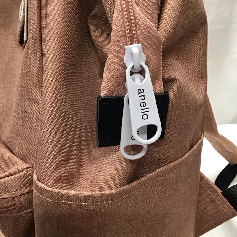 アネロ anello リュックサック、デイパック リュックサック、デイバッグ ロゴ、文字 桃 / ピンク / レディース USED 古着 中古 10118879