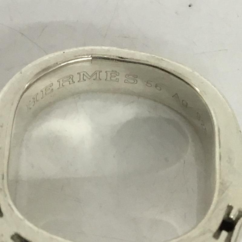 エルメス HERMES アクセサリー 指輪 CLARTE 56 16号 箱有 無地 銀 / シルバー / メンズ USED 古着 中古 10131838