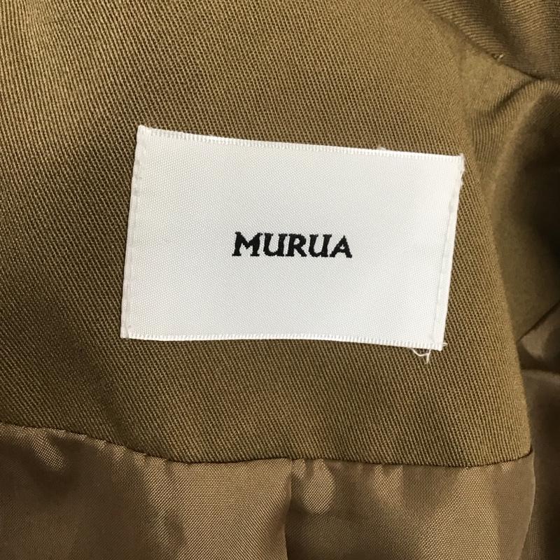 ムルーア MURUA ジャケット、上着 ジャケット、ブレザー 012250000101-01 ロングコート アウター 2 無地 カーキ / カーキ / レディース USED 古着 中古 10126673