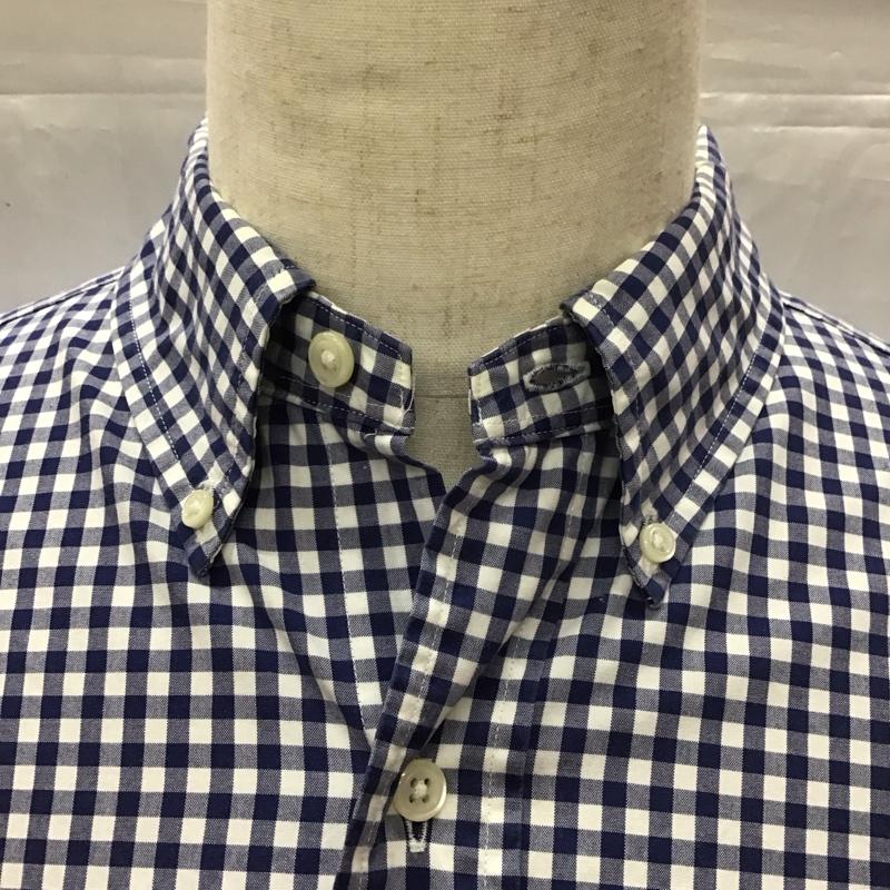 ラルフローレン RALPHLAUREN シャツ、ブラウス 長袖 長袖シャツ チェックシャツ カラーシャツ 長袖カットソー ボタンダウンシャツ L チェック 白 / ホワイト / X 青 / ブルー /  メンズ USED 古着 中古 10113160