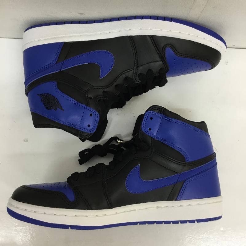 ナイキ NIKE スニーカー スニーカー 136066-041 Nike Air Jordan 1 Retro High Roya 2001年製 エアジョーダン1 レトロ ハイ ロイヤル 24.5cm ロゴ、文字 白 / ホワイト / X 青 / ブルー / X 黒 / ブラック / レディース USED 古着 中古 10116031
