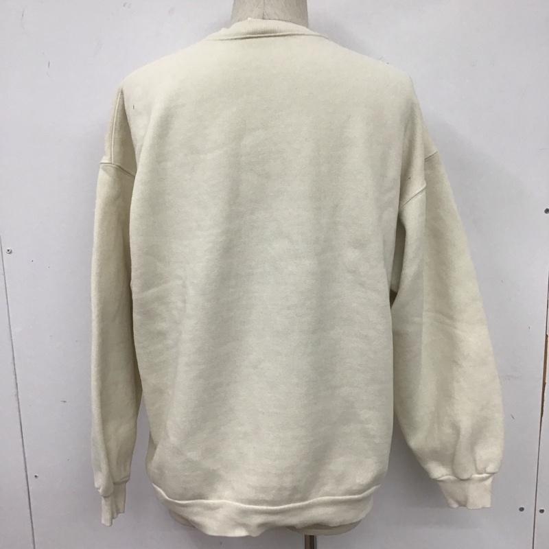 フリークスストア FREAK S STORE トレーナー 長袖 203-1224 HEAVY SWEAT 裏起毛 スウェット M 無地 アイボリー / アイボリー / メンズ USED 古着 中古 10106909