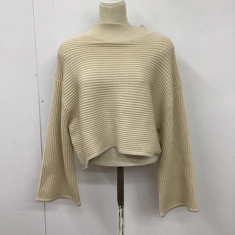 スライ SLY ニット、セーター 長袖 030caz70-5380 ニット H/NCROPPEDRIBTOP 1 ボーダー柄 マルチカラー / マルチカラー / レディース USED 古着 中古 10127869