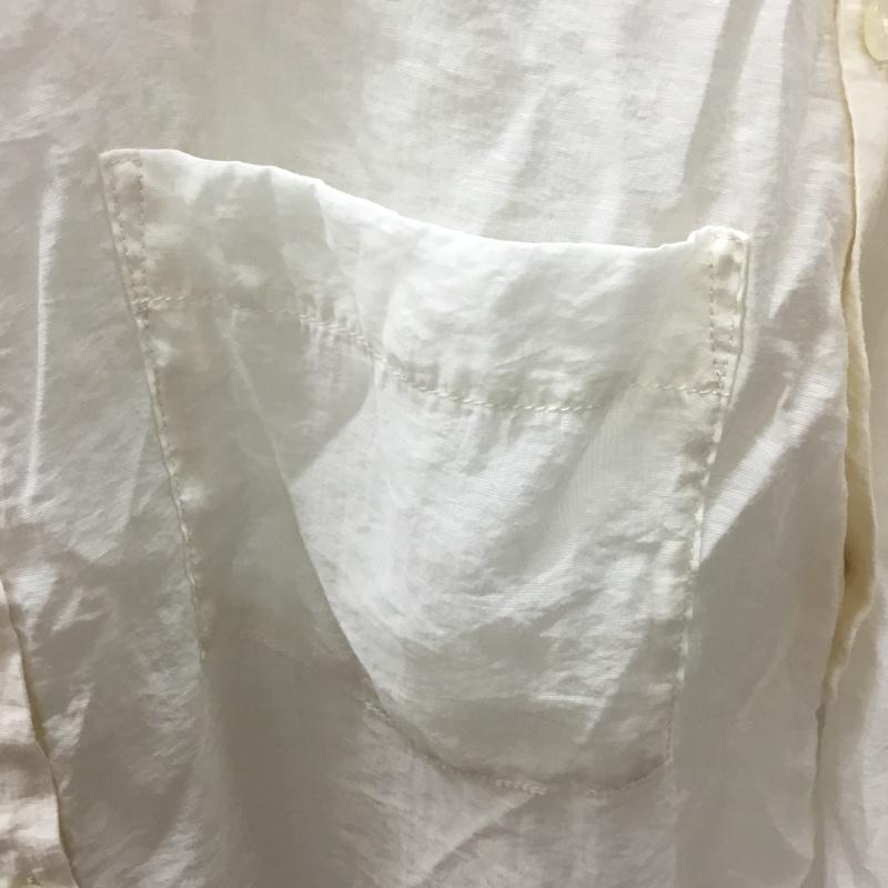 ダブルクローゼット w closet シャツ、ブラウス 長袖 シアーシャツ FREE 無地 アイボリー / アイボリー / レディース USED 古着 中古 10110856