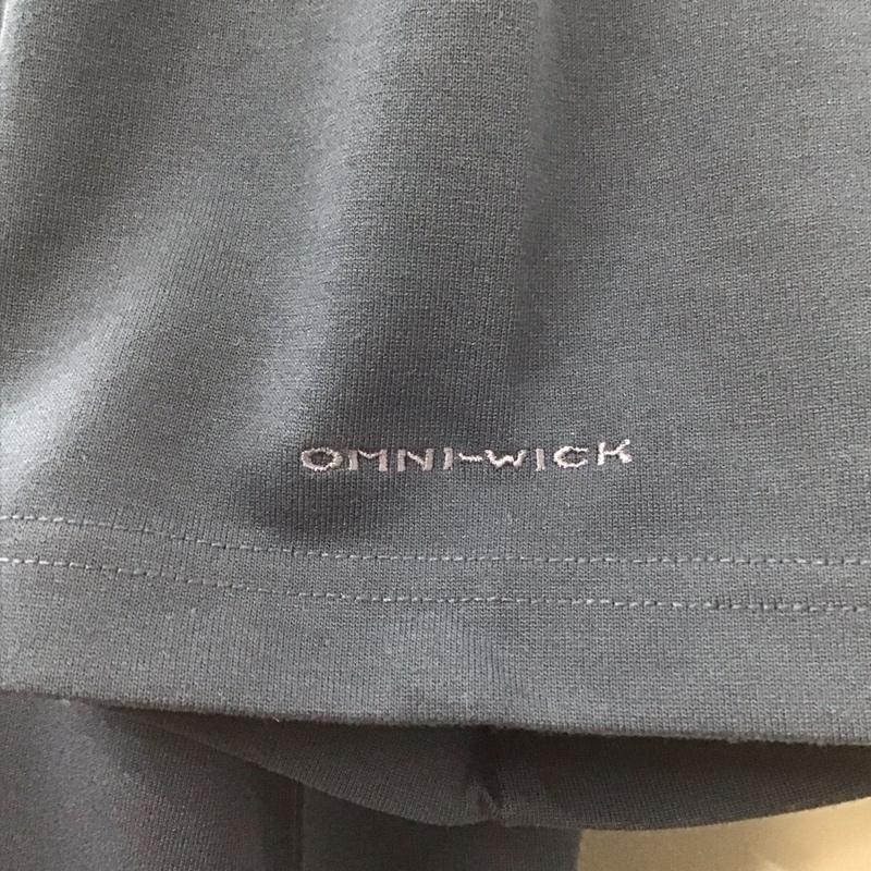 コロンビア Columbia Tシャツ 半袖 半袖カットソー 刺繍Tシャツ クルーネックカットソー XL ロゴ、文字 紺 / ネイビー / メンズ USED 古着 中古 10107246
