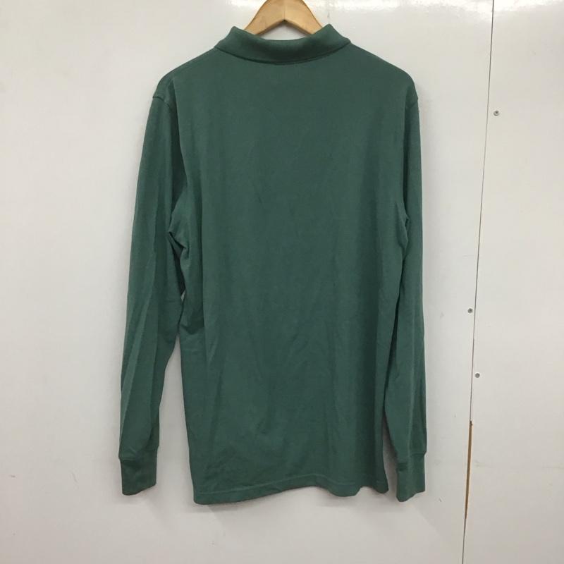 ブルックスブラザーズ BROOKS BROTHERS ポロシャツ 長袖 SLIM FIT L ワンポイント 緑 / グリーン / メンズ USED 古着 中古 10139472