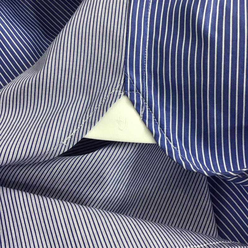 ユニクロ UNIQLO シャツ、ブラウス 長袖 331-436113 長袖シャツ ストライプシャツ カラーシャツ L ストライプ マルチカラー / マルチカラー / メンズ USED 古着 中古 10139039