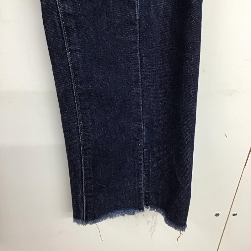 ローリーズファーム LOWRYS FARM パンツ デニム、ジーンズ サイドスリット L 無地 インディゴ / インディゴ / レディース USED 古着 中古 10137210
