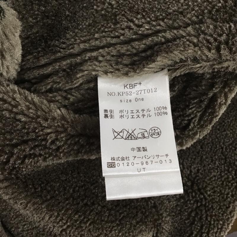 ケービーエフプラス KBF+ コート コート一般 長袖ロングコート アウター カジュアルジャケット ONE SIZE 無地 カーキ / カーキ / レディース USED 古着 中古 10147224