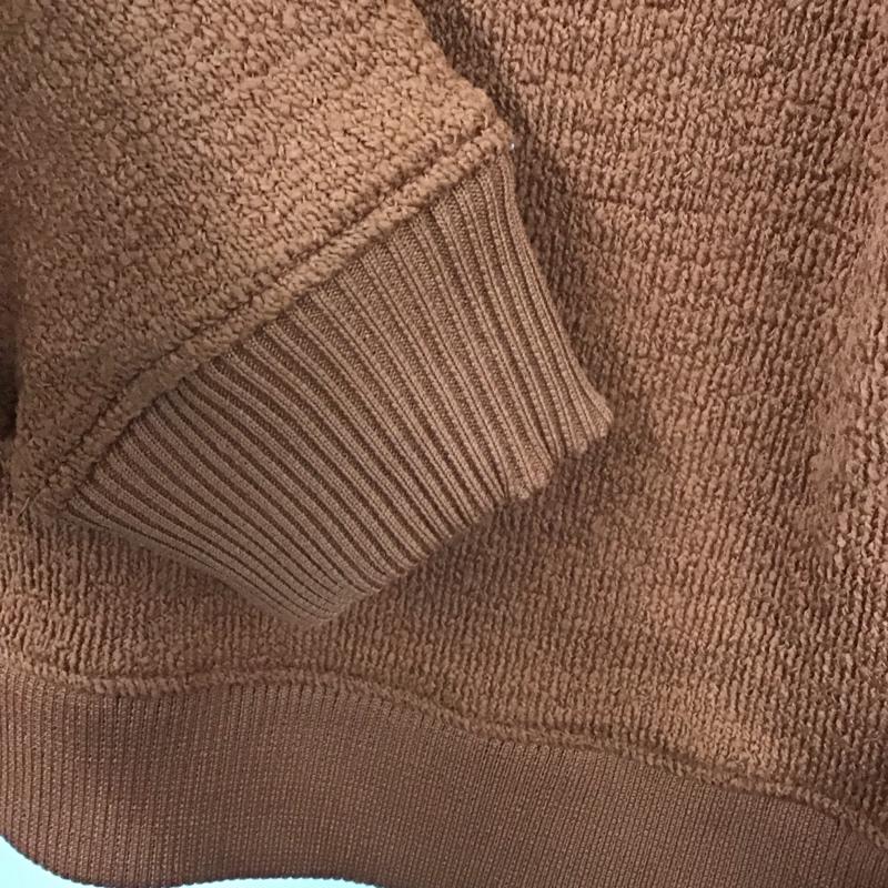ザラ ZARA トレーナー 長袖 L 無地 茶 / ブラウン / レディース USED 古着 中古 10131413