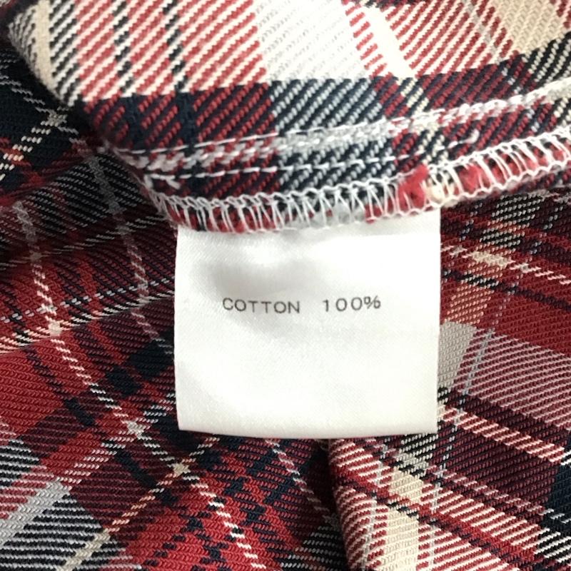 クラクト CLUCT シャツ、ブラウス 長袖 ボタンダウン ワークシャツ ワッペン L チェック マルチカラー / マルチカラー / メンズ USED 古着 中古 10121374