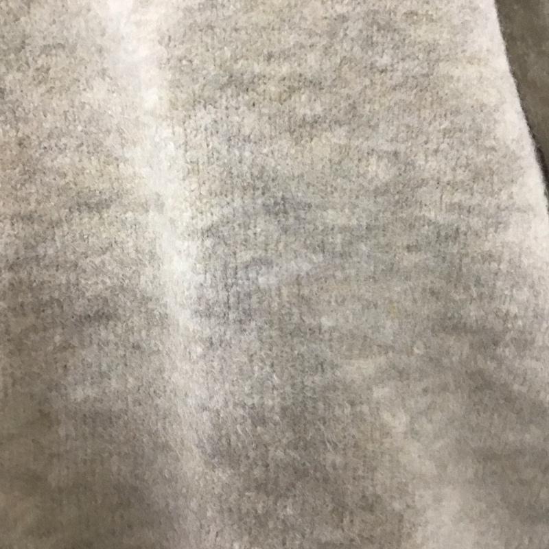 ザラ ZARA ニット、セーター 長袖 L 無地 ベージュ / ベージュ /  レディース USED 古着 中古 10111594