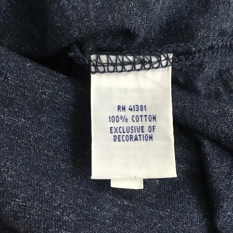 ポロラルフローレン POLO RALPH LAUREN Tシャツ 長袖 XL 無地 紺 / ネイビー / メンズ USED 古着 中古 10143343
