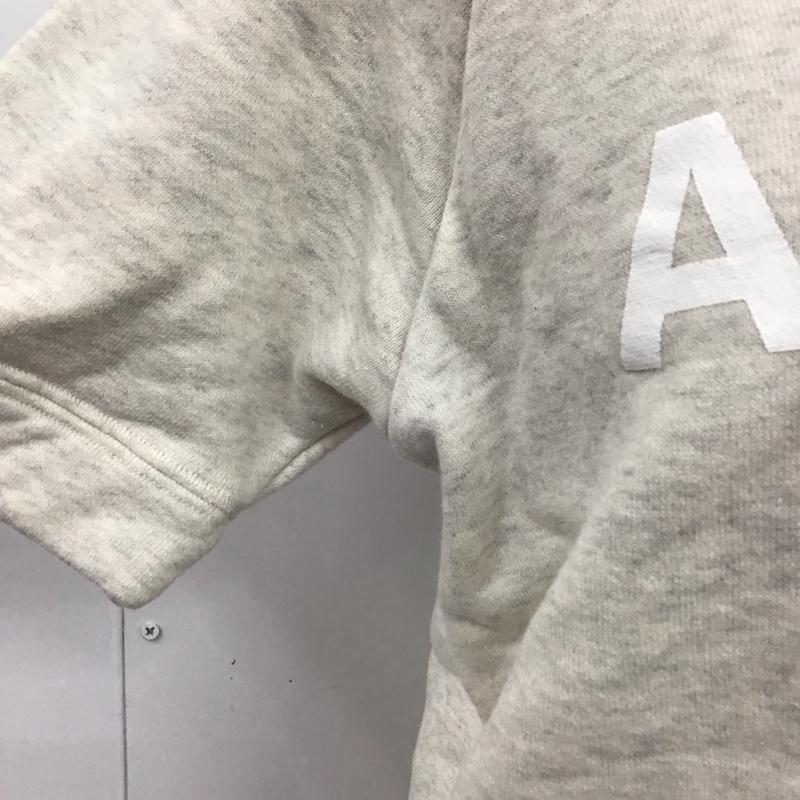 アッパーハイツ upperhights カットソー 半袖 半袖カットソー プリントスウェット クルーネックカットソー 1 ロゴ、文字 灰 / グレー / レディース USED 古着 中古 10122974