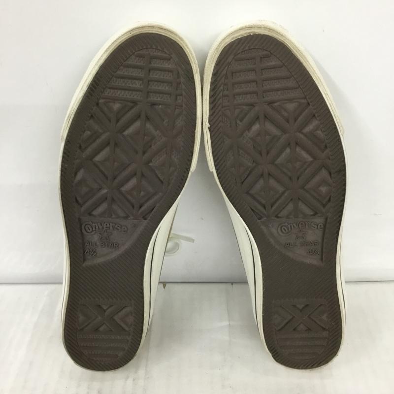コンバース CONVERSE スニーカー スニーカー 5CL362 プラットフォーム 厚底 23.5cm 23.5cm ロゴ、文字 ベージュ / ベージュ / X 白 / ホワイト / レディース USED 古着 中古 10109893