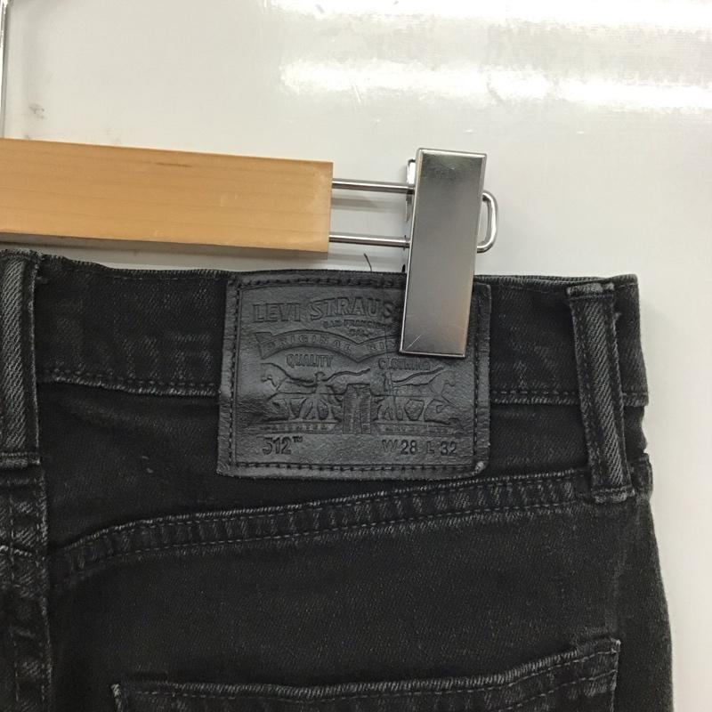 リーバイス Levi s パンツ デニム、ジーンズ 28インチ 無地 黒 / ブラック / メンズ USED 古着 中古 10129946