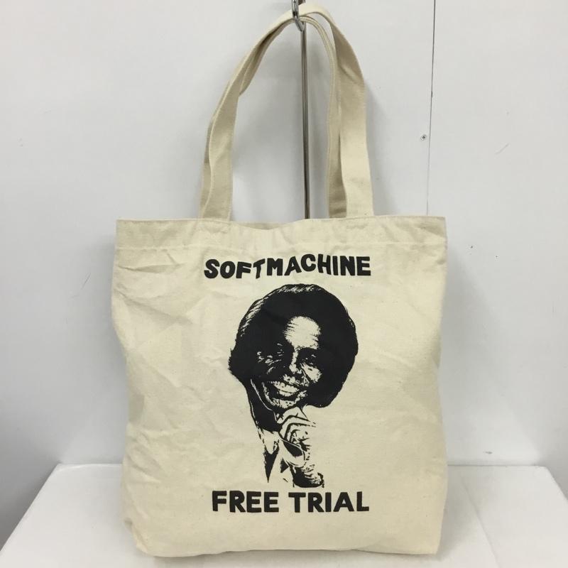 ソフト・マシーン SOFTMACHINE トートバッグ トートバッグ ソウルマン キャンバストート プリント アイボリー / アイボリー / メンズ USED 古着 中古 10125227