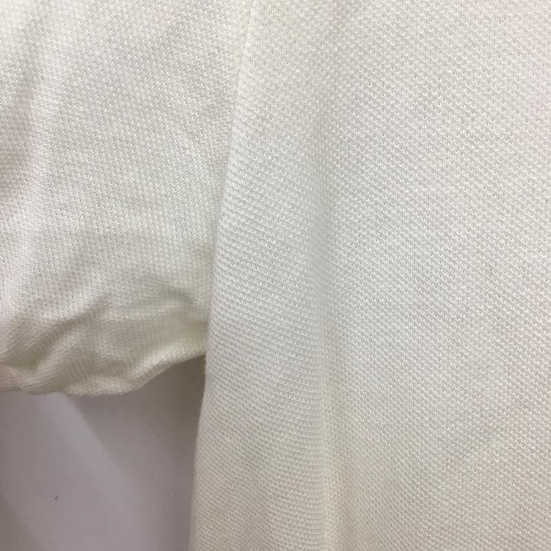 ポロバイラルフローレン Polo by RALPH LAUREN ポロシャツ 半袖 半袖ポロシャツ 半袖カットソー カラーシャツ M ロゴ、文字 白 / ホワイト / メンズ USED 古着 中古 10130049
