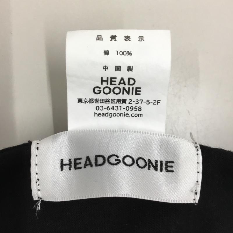 ヘッドグーニー HEADGOONIE カットソー 長袖 長袖カットソー クルーネックカットソー ロングスリーブカットソー プリントTシャツ XL 無地 黒 / ブラック / メンズ USED 古着 中古 10117536