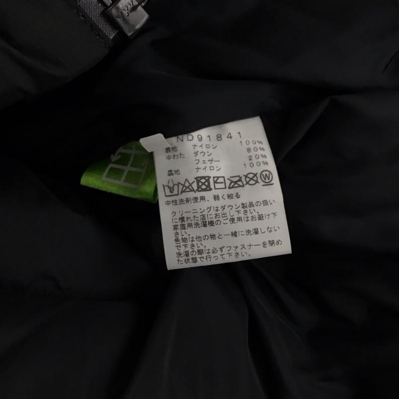 ザノースフェイス THE NORTH FACE ジャケット、上着 ダウンジャケット ジップアップジャケット ジャンパー ジャケット ダウンジャケット アウター M ロゴ、文字 黒 / ブラック / メンズ USED 古着 中古 10121030