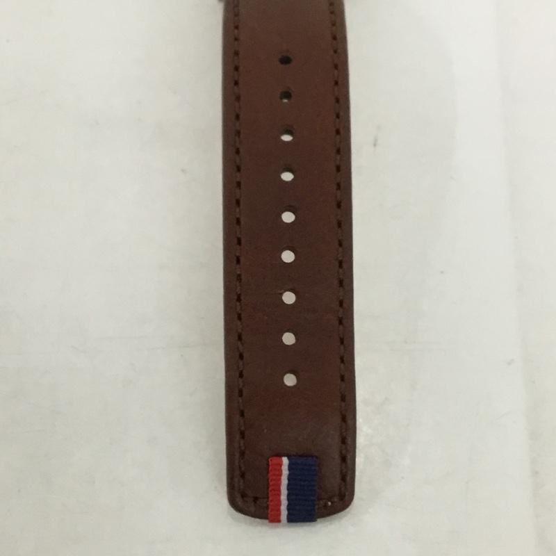 トミーヒルフィガー TOMMY HILFIGER 腕時計 アナログ(クォーツ式) TH 248.1.14.1685 レザーベルト ロゴ、文字 茶 / ブラウン / X 紺 / ネイビー / X 銀 / シルバー / メンズ USED 古着 中古 10129480
