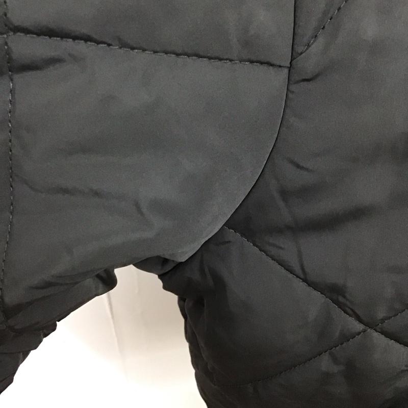 アイテムズ アーバンリサーチ ITEMS URBAN RESEARCH ジャケット、上着 ジャケット、ブレザー キルティングジャケット ノーカラージャケット ボタン前開ジャケット M 無地 黒 / ブラック / レディース USED 古着 中古 10124736