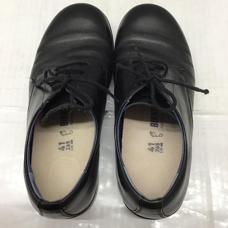 ビルケンシュトック BIRKENSTOCK 革靴 革靴 081802 JAREN ジャレン ドレスシューズ 41L 箱有 無地 黒 / ブラック / メンズ USED 古着 中古 10113431