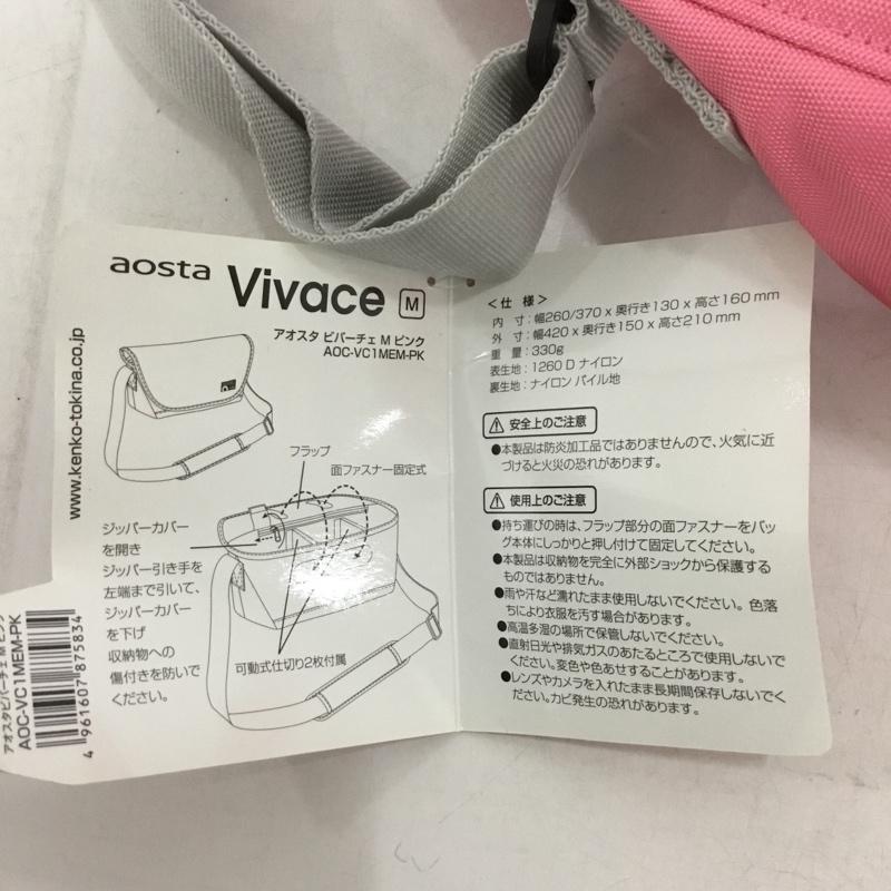 古着 USED バッグ バッグ AOC-VC1MEM-PK カメラバッグ タグ付き ロゴ、文字 桃 / ピンク / メンズ USED 古着 中古 10132773