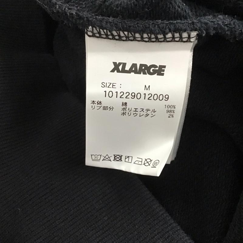 エクストララージ XLARGE トレーナー 長袖 長袖トレーナー スウェット クルーネック プルオーバー L ロゴ、文字 黒 / ブラック / メンズ USED 古着 中古 10141514