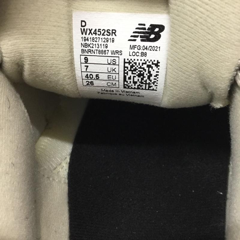 ニューバランス New Balance スニーカー スニーカー WX452SR 26cm 26.0cm ロゴ、文字 グレージュ / グレージュ / メンズ USED 古着 中古 10108073