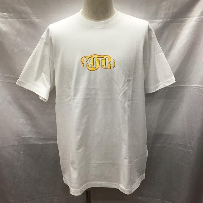 キス KITH Tシャツ 半袖 半袖カットソー プリントカットソー クルーネックカットソー S ロゴ、文字 白 / ホワイト /  メンズ USED 古着 中古 10111011