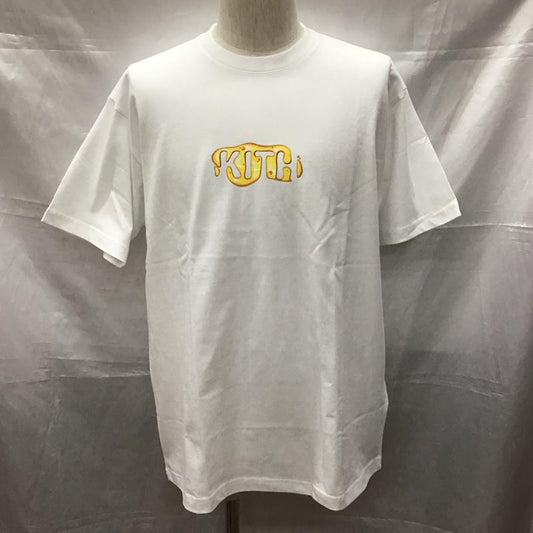 キス KITH Tシャツ 半袖 半袖カットソー プリントカットソー クルーネックカットソー S ロゴ、文字 白 / ホワイト /  メンズ USED 古着 中古 10111011