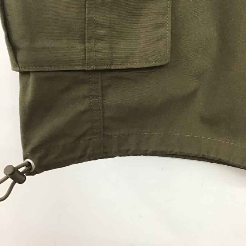 ジーユー GU パンツ ショートパンツ 321-357068 ワイドカーゴショーツ ショートパンツ ハーフパンツ M 無地 カーキ / カーキ / メンズ USED 古着 中古 10135916