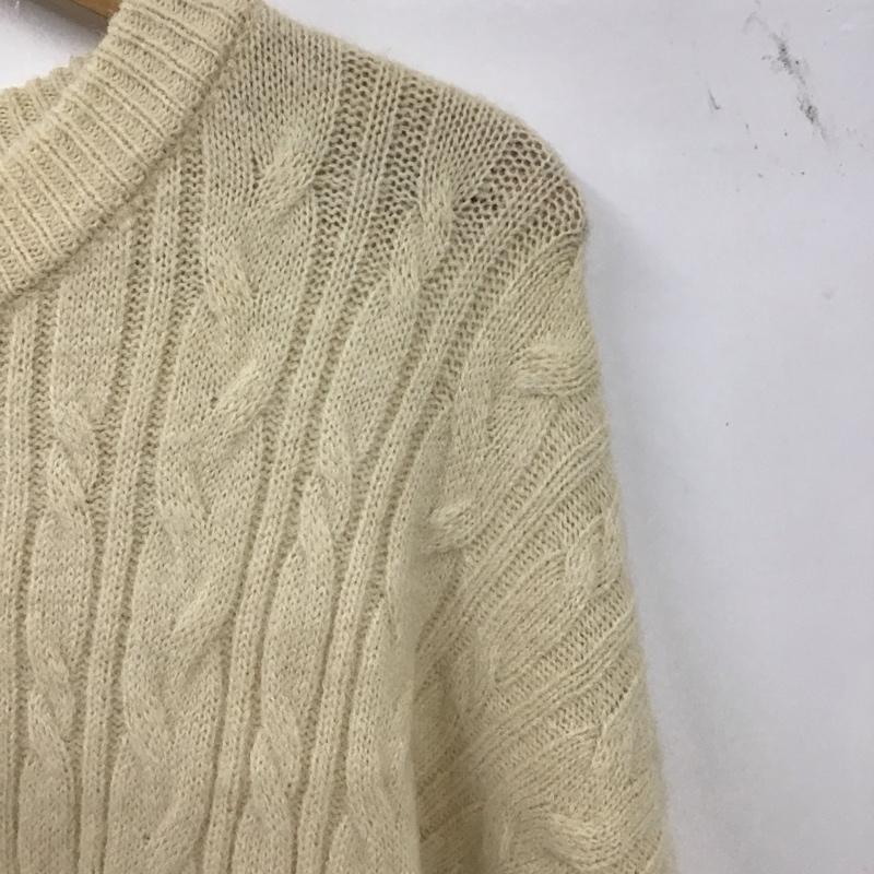 フリークスストア FREAK S STORE ワンピース ロングスカート 長袖ニットワンピース ロングスカート クルーネック FREE 総柄 白 / ホワイト / レディース USED 古着 中古 10135195