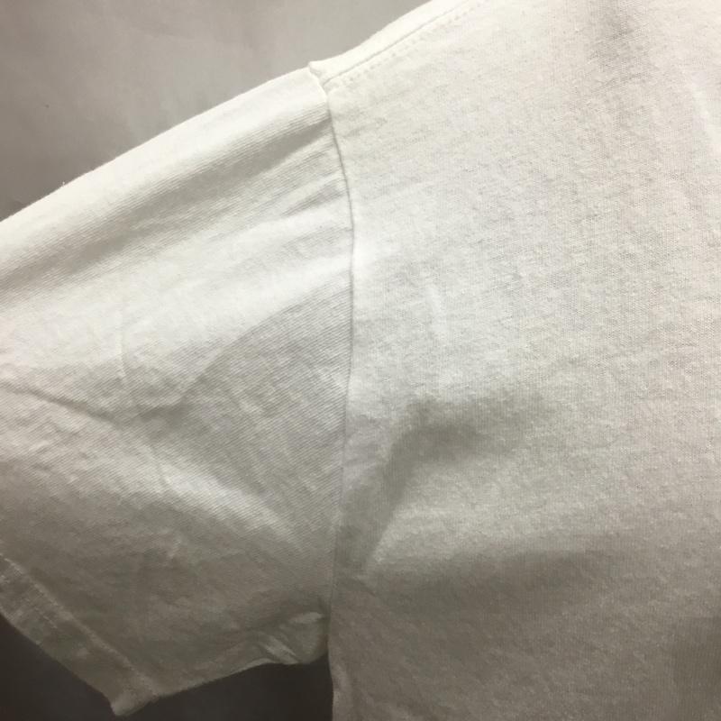 ディッキーズ Dickies Tシャツ 半袖 0282-3790 クルーネック 刺繍 M ロゴ、文字 白 / ホワイト / レディース USED 古着 中古 10115550