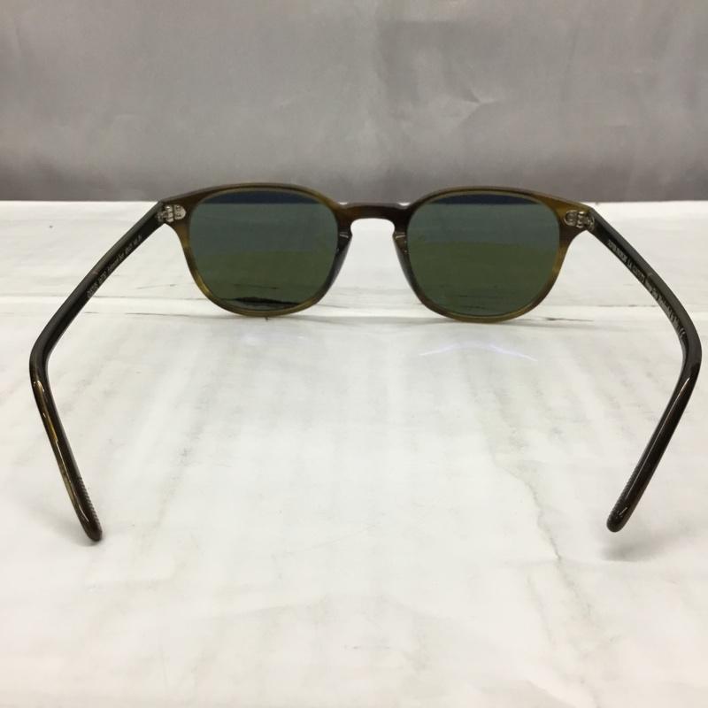 オリバーピープルズ OLIVER PEOPLES めがね・サングラス サングラス OV5219S Fairmont Sun 無地 カーキ / カーキ / メンズ USED 古着 中古 10113731