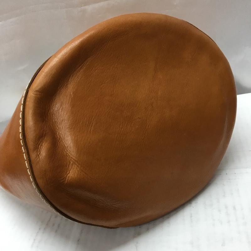 キューカ Kyuca トートバッグ トートバッグ レザー 無地 茶 / ブラウン / レディース USED 古着 中古 10106900