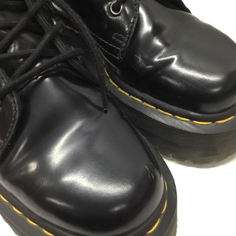 ドクターマーチン Dr.Martens ブーツ ショートブーツ JADON 8ホールブーツ 厚底ソール UK3 箱有 US:5 無地 黒 / ブラック / レディース USED 古着 中古 10121834