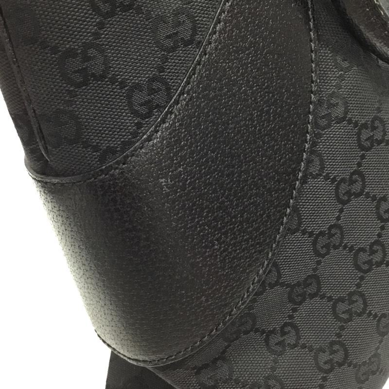 グッチ GUCCI トートバッグ トートバッグ 113016 GGキャンバス 総柄 黒 / ブラック / レディース USED 古着 中古 10107606