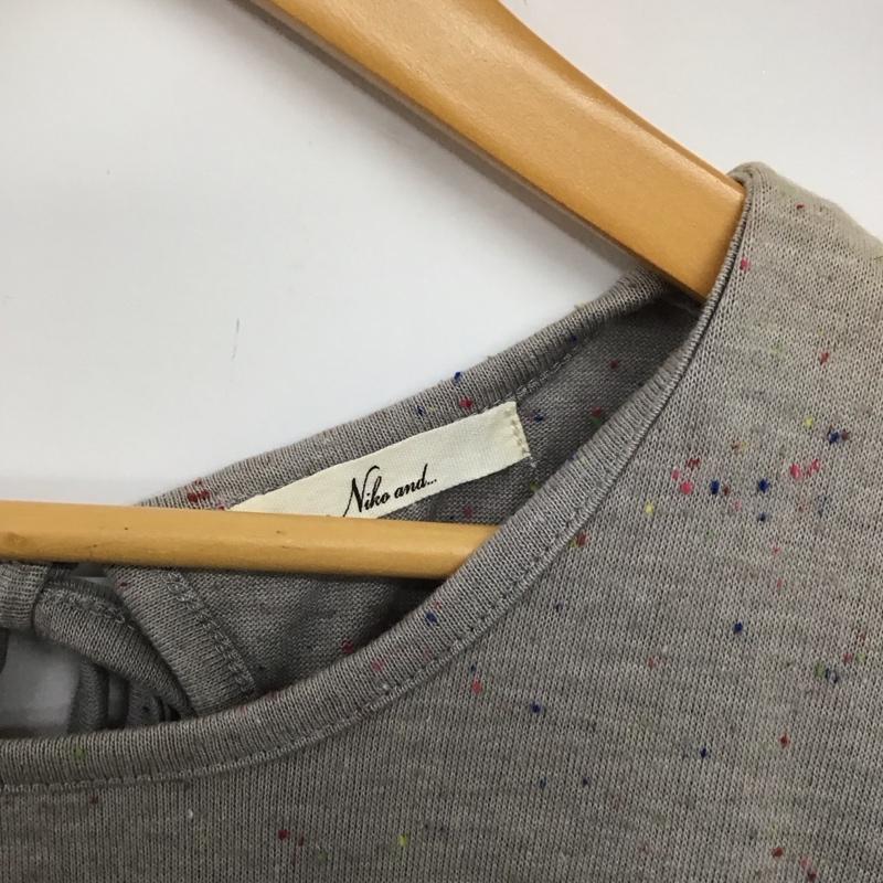 ニコアンド niko and... カットソー 半袖 灰 / グレー / レディース USED 古着 中古 10137316